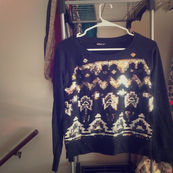 Gorg Sequin Aztec SweatShirt