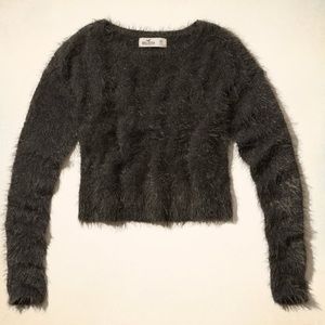 Hollister eyelash sweater
