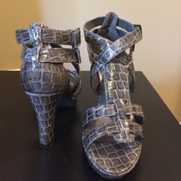 Lane Bryant animal print heels