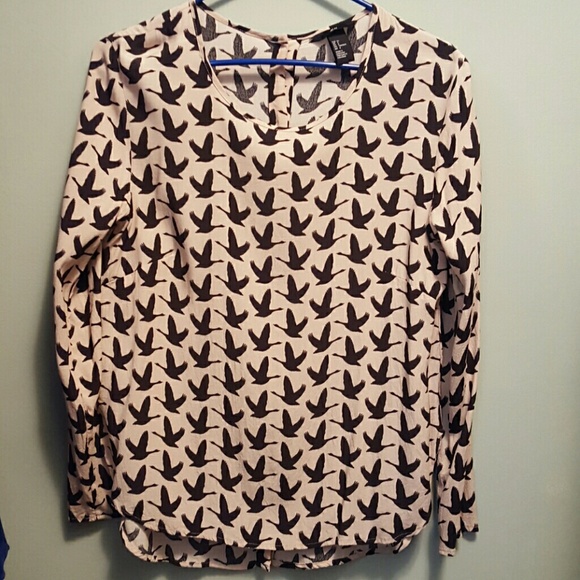 H&M Long sleeve, button-back shirt