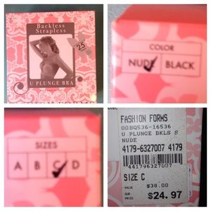 ❗️RESERVED❗️backless/strapless bra