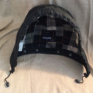 Barbour Waxed Cotton Snap-On Hood