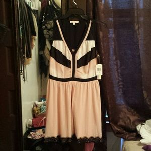 Hollywould Pink, White and Black Cocktail dress