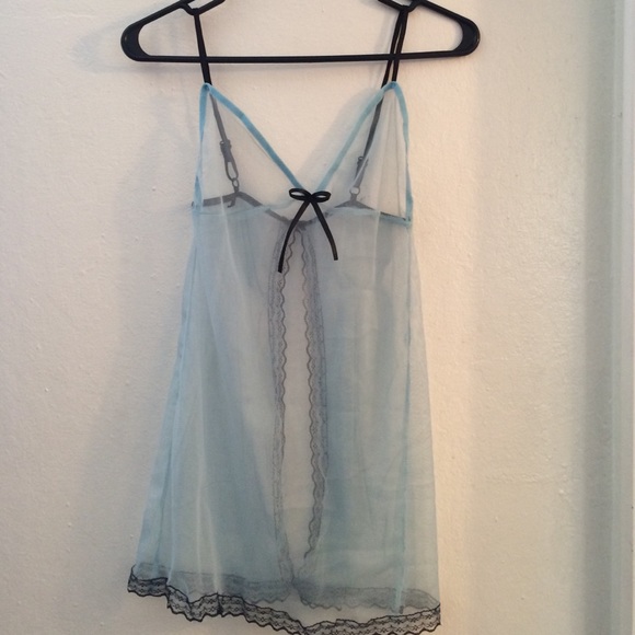 Light blue see through nightie