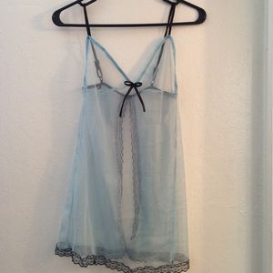 Light blue see through nightie