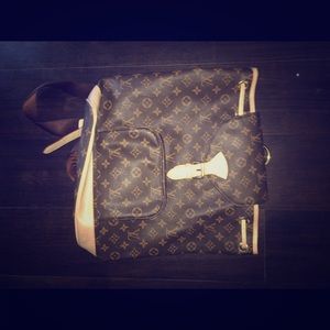 Louis Vuitton brown backpack