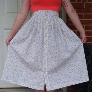 Floral skirt!