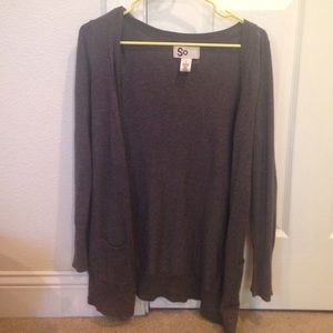 Grey cardigan
