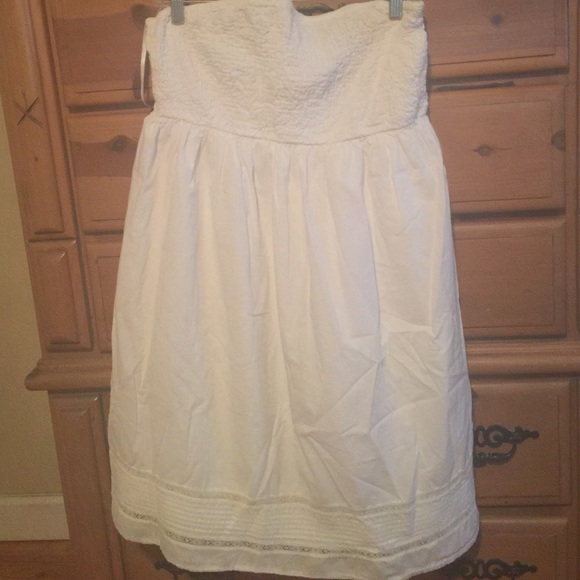 Lane Bryant White Skirt