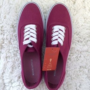 Burgundy Sneakers