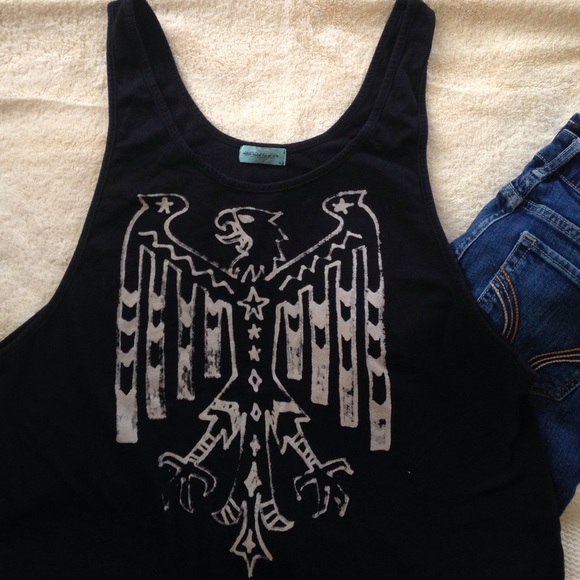 Black eagle tank top size med.