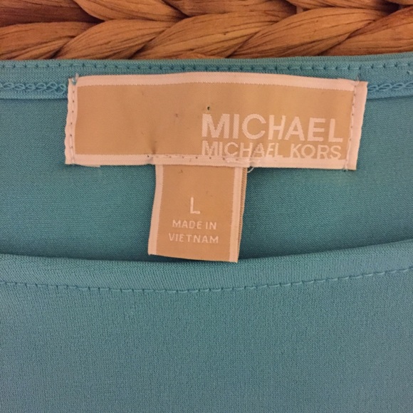 Michael Kors Turquoise sleeveless top! - Picture 2 of 3