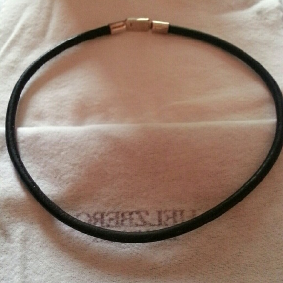Leather neckless.