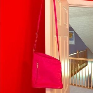 ❗️SOLD ❗P️ink ITALIAN leather crossbody bag