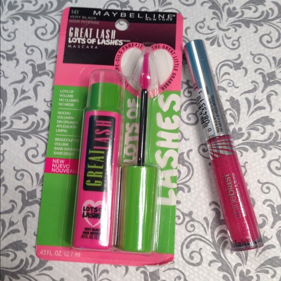 Maybelline Mascara and CoverGirl gloss