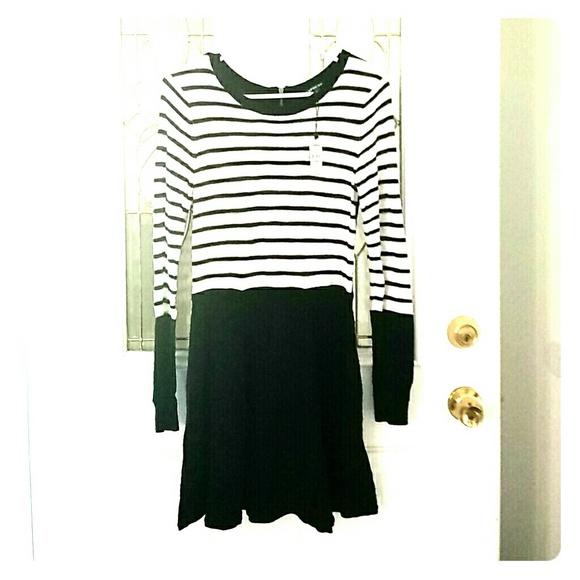 Express knit skater dress