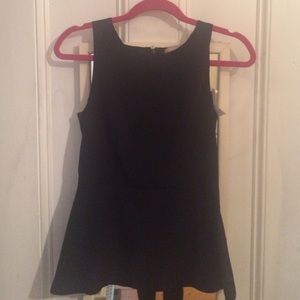 Banana Republic Black Peplum Top