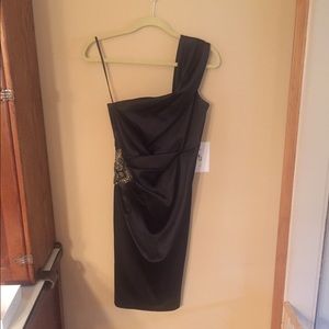 One shoulder, cocktail dress