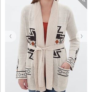 Billabong tie up cardigan