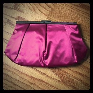Banana republic satin clutch