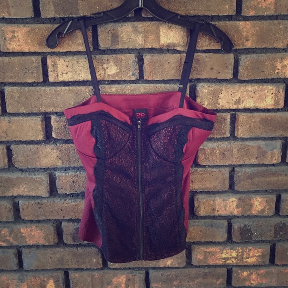 NWT Bebe bustier size XS