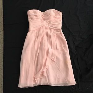 Pink Polyester Bridesmaids Dress