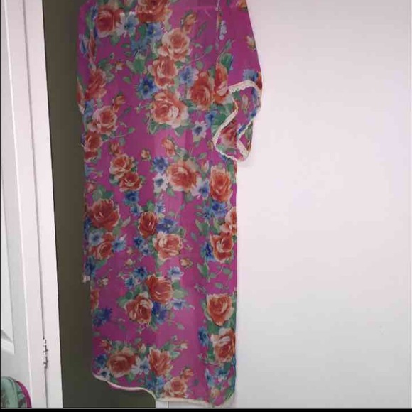 SOLD ‼️‼️‼️Chic open floral cardigan - Picture 3 of 3