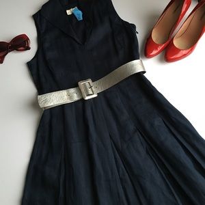 Pleated nautical dress