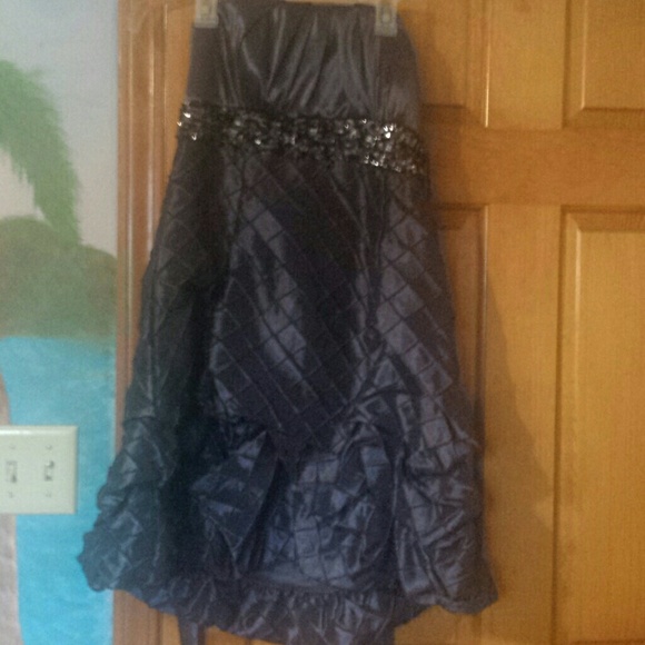 Navy blue homecoming dress