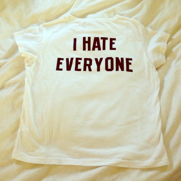 I Hate Everyone Brandy Shirt