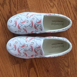 Bucketfeet Shoes - Bucketfeet flamingo slip on sneakers Bucketfeet Shoes - Bucketfeet flamingo slip on sneakers