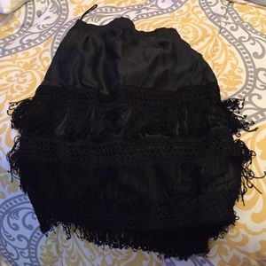 Vintage fringe skirt
