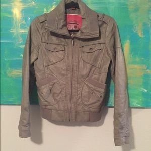 Faux Leather Jacket