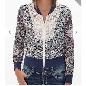 En Crème Printed Jacket