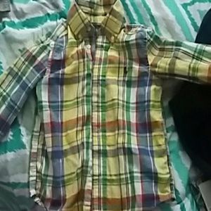 Kids Plaid Polo Shirt