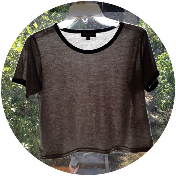 Topshop Baseball Tee
