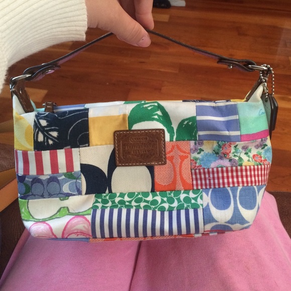 Coach Multi Patterned Small Purse