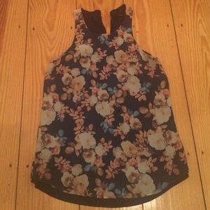 J. Crew Flower Tank Top