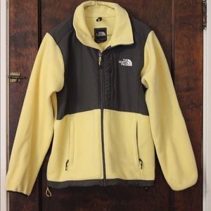 Yellow north face fleece