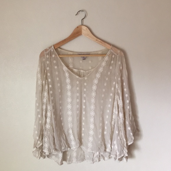*SOLD* anthro poncho top