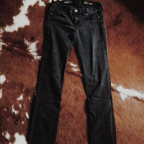 J. Crew matchstick black jeans