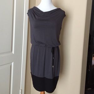 CALVIN Klein two tone jersey type dress