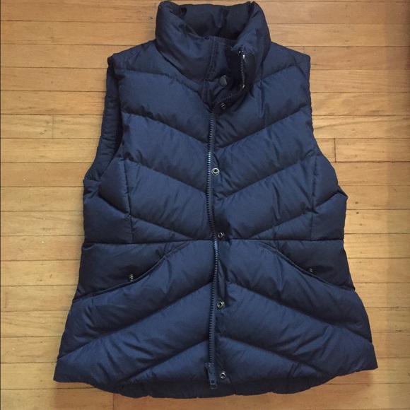 Navy J.Crew Puffer Down Vest