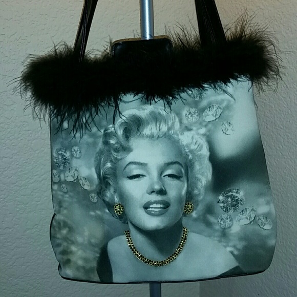 Marilyn Monroe fur bag