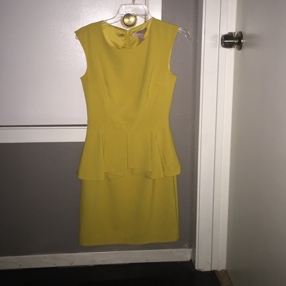 Mustard yellow forever 21 dress.