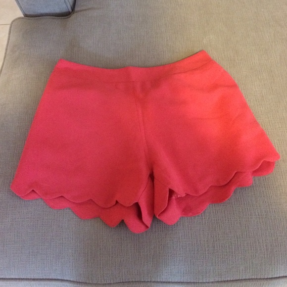Scalloped shorts