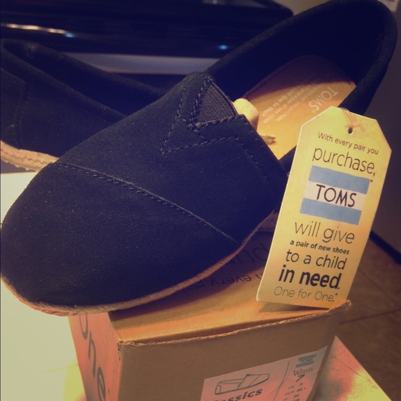 Genuine Suede Toms. Super stylish staple!