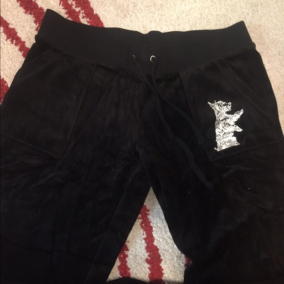 Juicy couture velour track pants