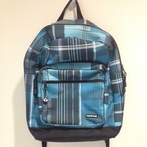 ⭐️SALE⭐️Yak pack, blue & black plaid