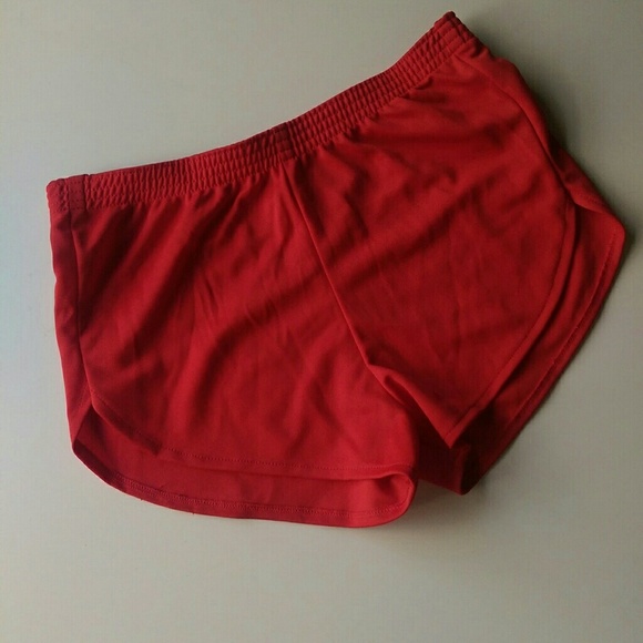 American Apparel Red 70s Hot Shorts Size M